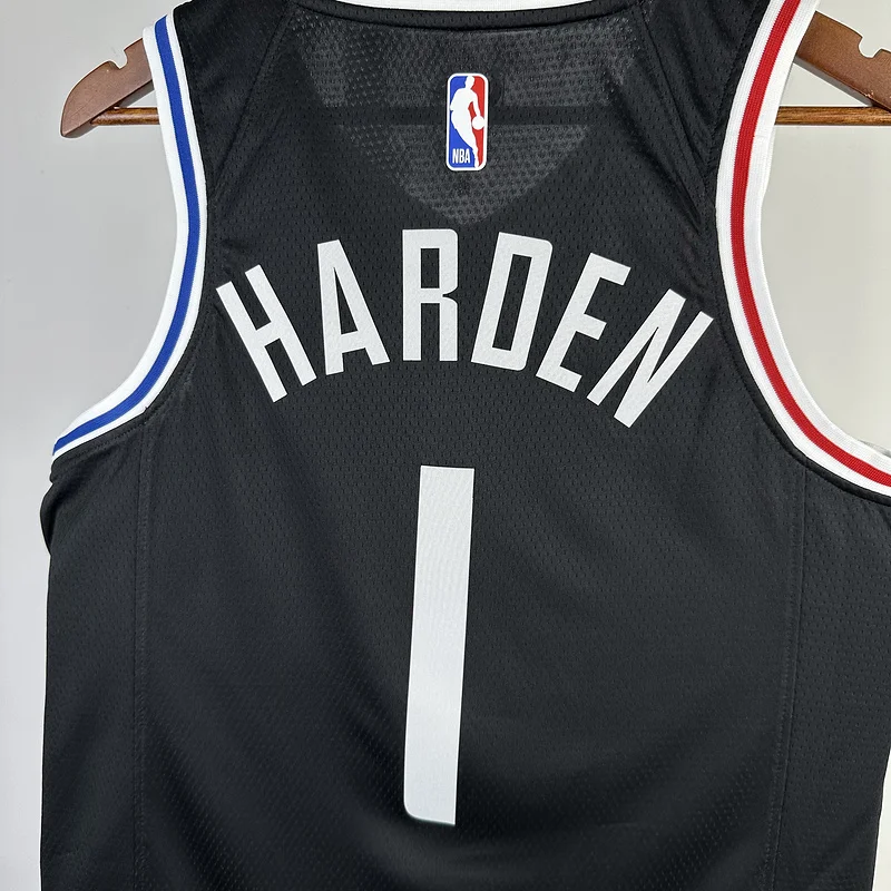 2023 Season   NBA Los Angeles Clippers Basketball jersey  city version  #1    HARDEN