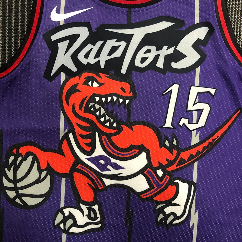 NBA Toronto Raptors Basketball Jersey Retro Purple #15 CARTER