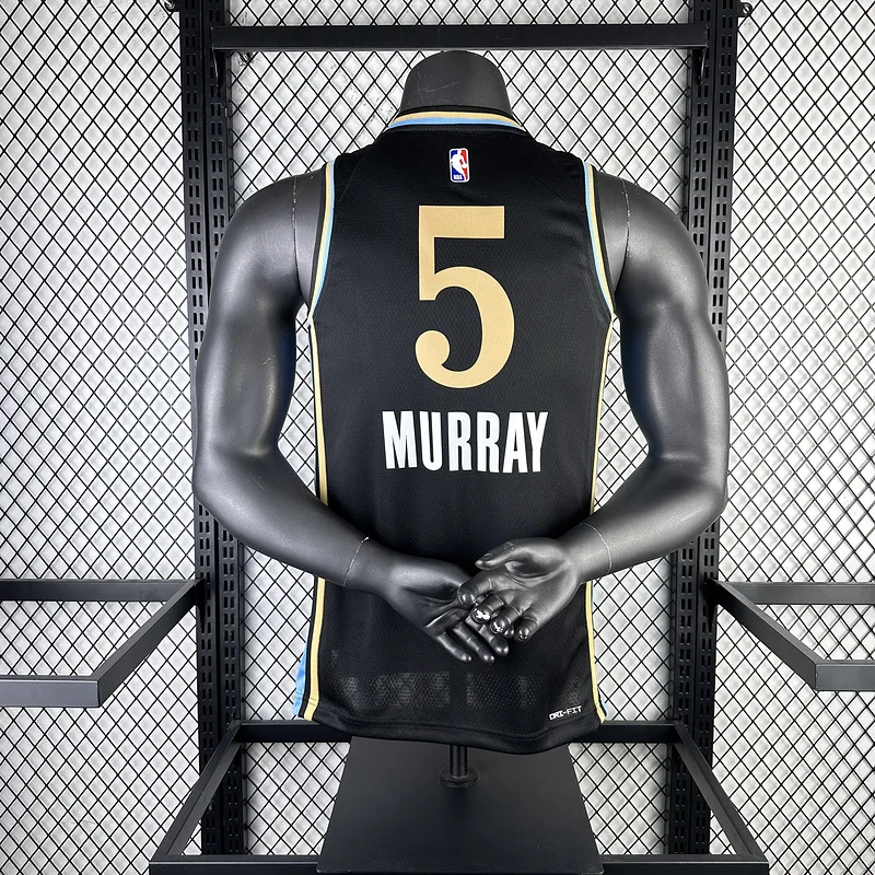 2024 Season NBA Atlanta Hawks Basketball Jersey city version #5  MURRAY