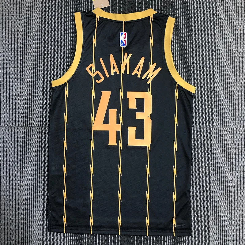 2022 NBA Toronto Raptors Basketball Jersey city version #43 SIAKAM