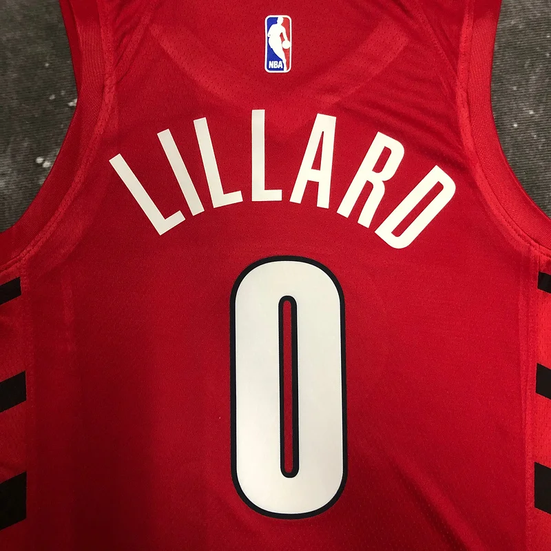 2023 Portland Trail Blazers Basketball Jersey  trapeze  limited  #0   LILIARD