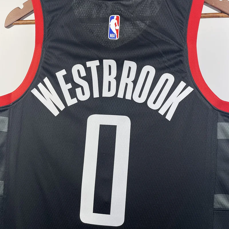 2024 Houston Rockets Basketball Jersey trapeze limited #0 WESTBROOK