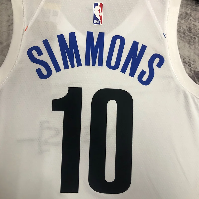 2023 Season Brooklyn Nets Basketball jersey city version #10 SIMMONS