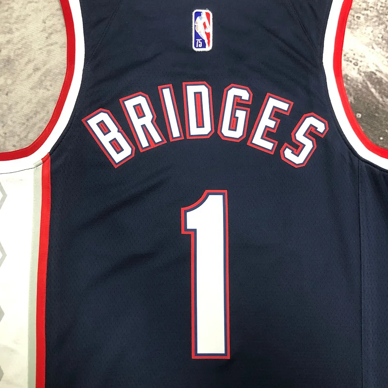 2022 Season Brooklyn Nets Basketball jersey city version #1 BRIDGES