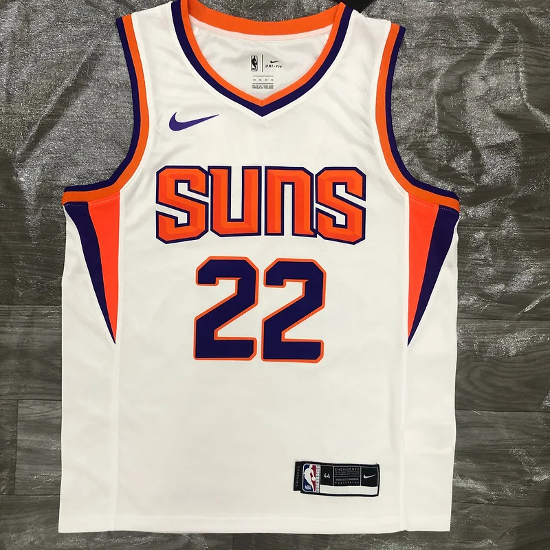 NBA Phoenix Suns Basketball jersey White #22 AYTON