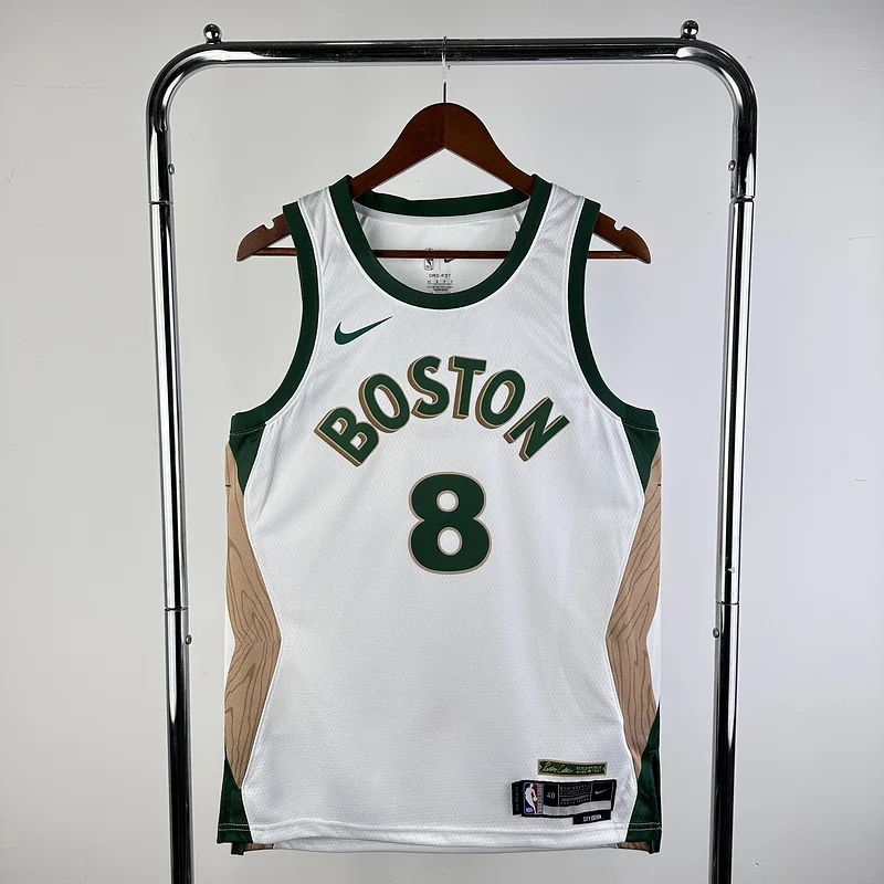 2024 Season NBA Boston Celtics Basketball Jersey city version #8 PORZINGIS