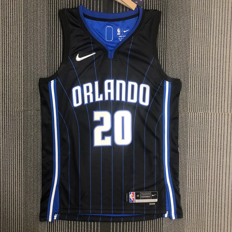 75th anniversary Orlando Magic Basketball Jersey  Black #20 FULTZ