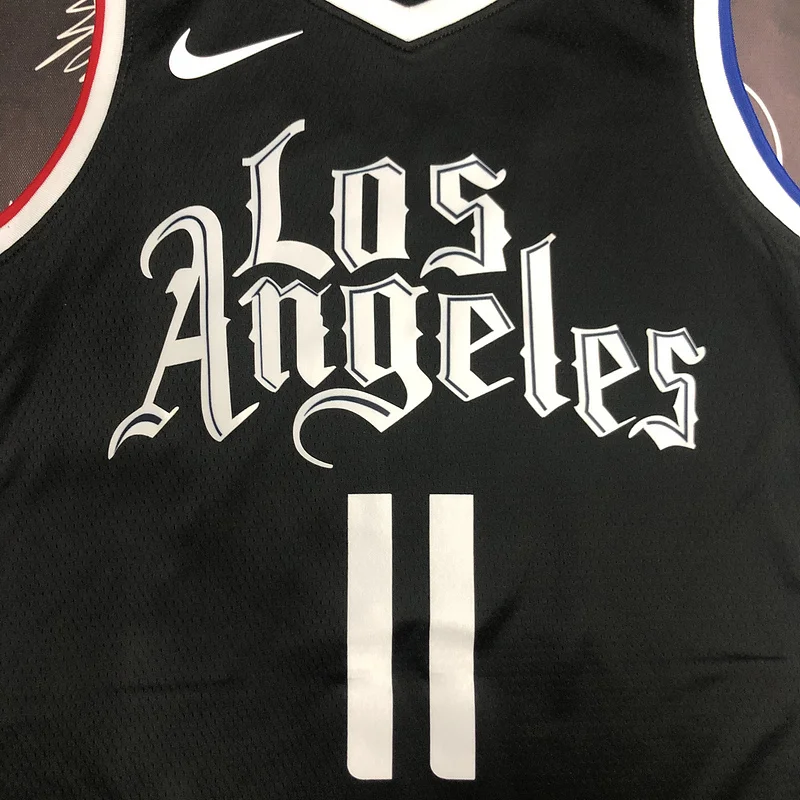 NBA Los Angeles Clippers Basketball jersey   Latin  Black   #11   WALL