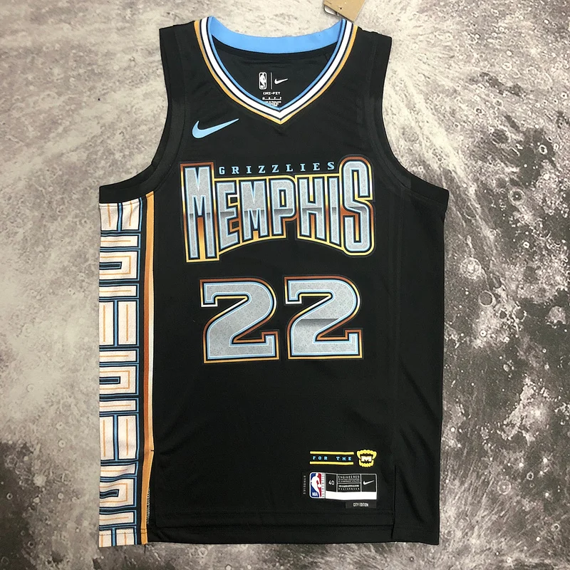 2023 Season NBA Memphis Grizzlies Basketball Jersey city version #22 BANE