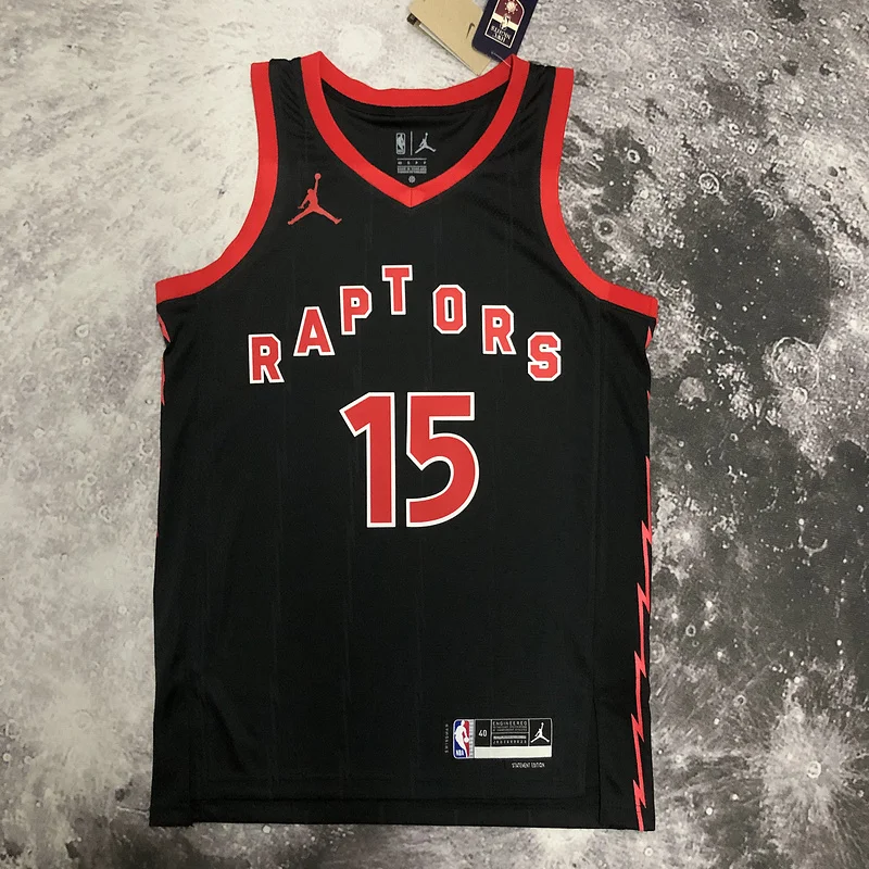 2023 NBA Toronto Raptors Basketball Jersey trapeze limited #15 CARTER