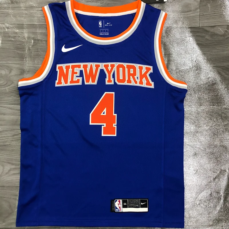 New York Knicks Basketball Jersey Blue #4 ROSE