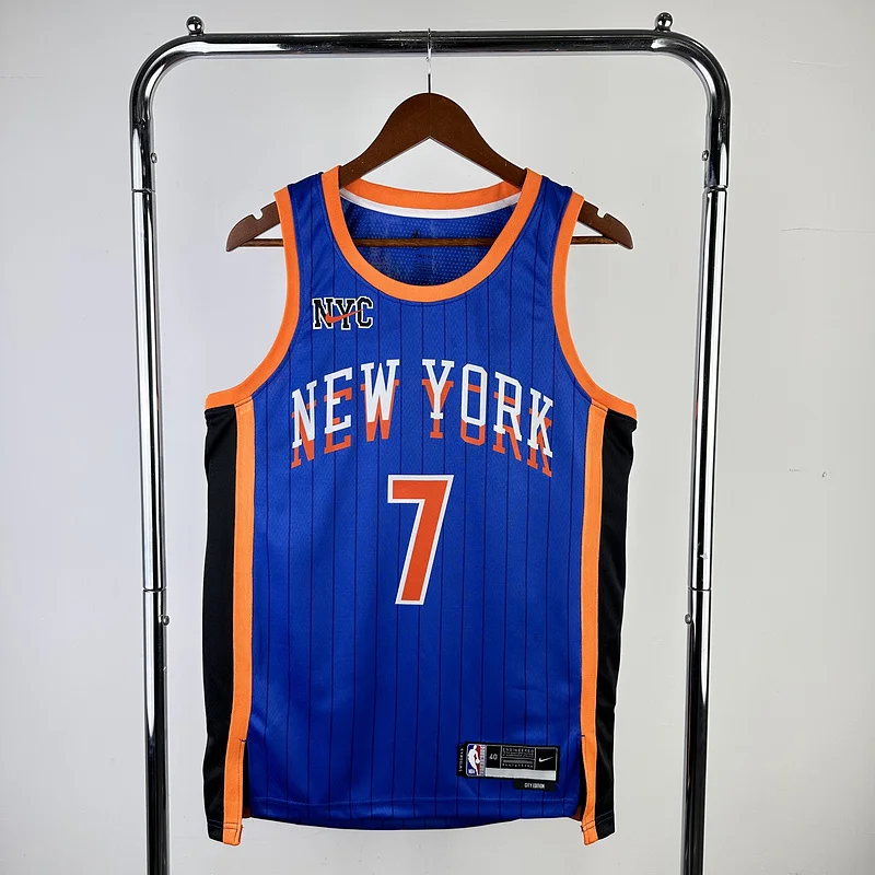 2024 New York Knicks Basketball Jersey city version #7 ANTHONY