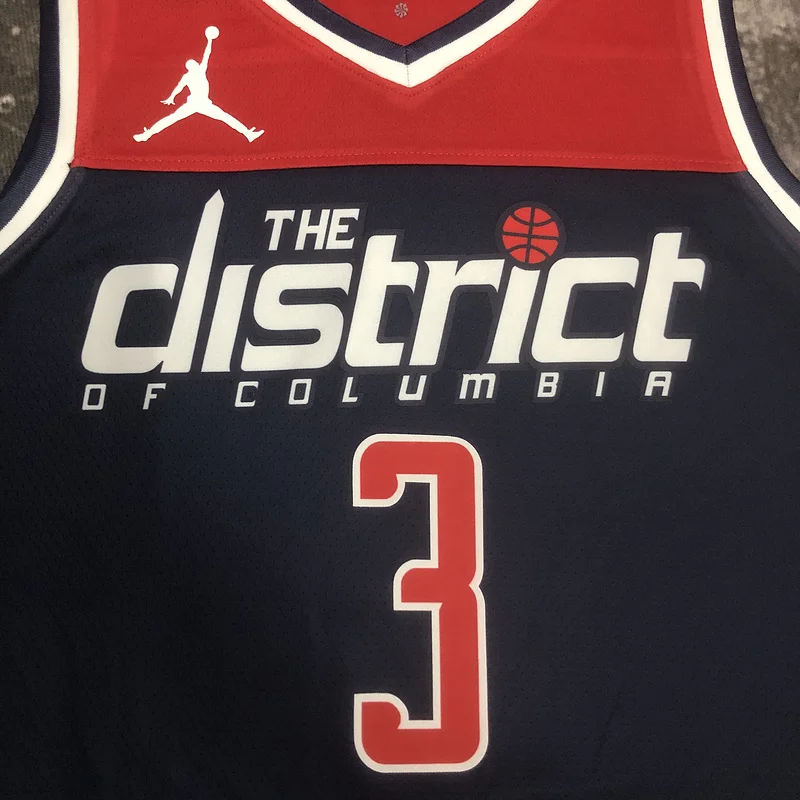 2023  Washington Wizards Basketball Jersey   trapeze  limited  #3    BEAL