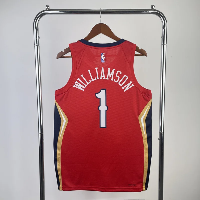 2023 New Orleans Pelicans Basketball jersey   trapeze  limited #1  WILLIAMSON