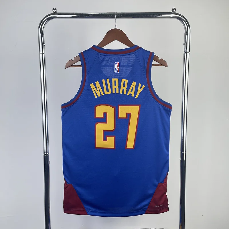 2023 Season NBA Denver Nuggets Basketball jersey trapeze limited #27 MURRAY