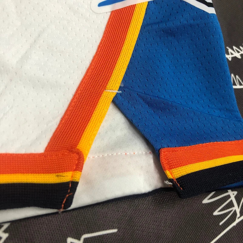 NBA Oklahoma City Thunder Basketball White Shorts