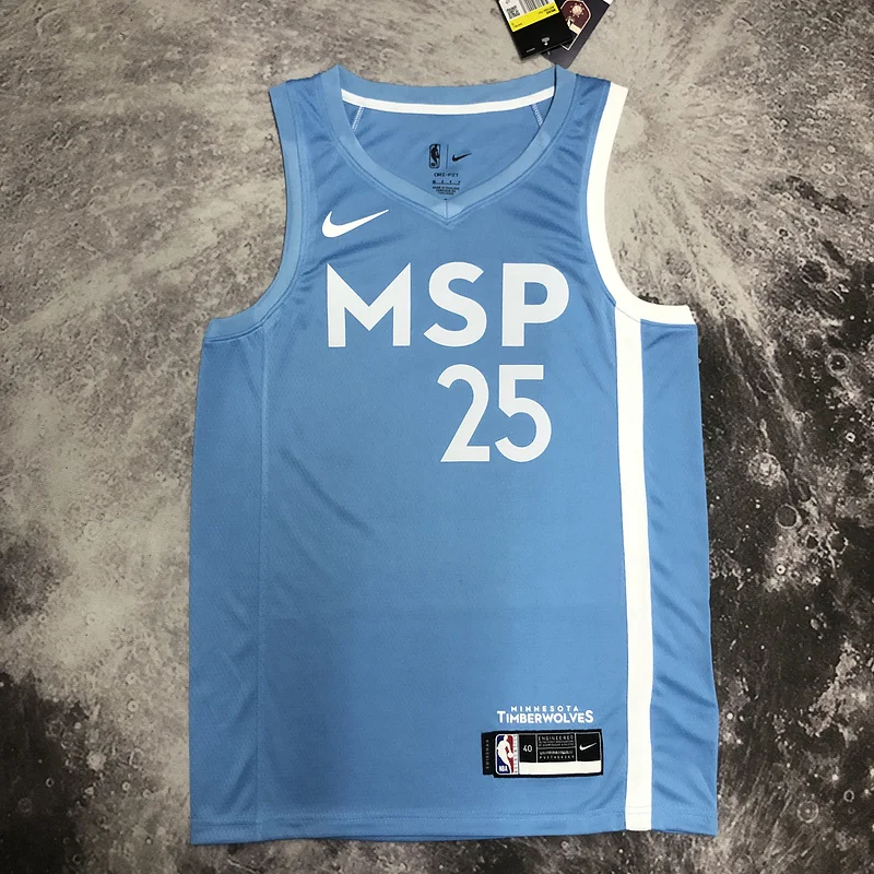 Minnesota Timberwolves Basketball Jersey #25 ROSE