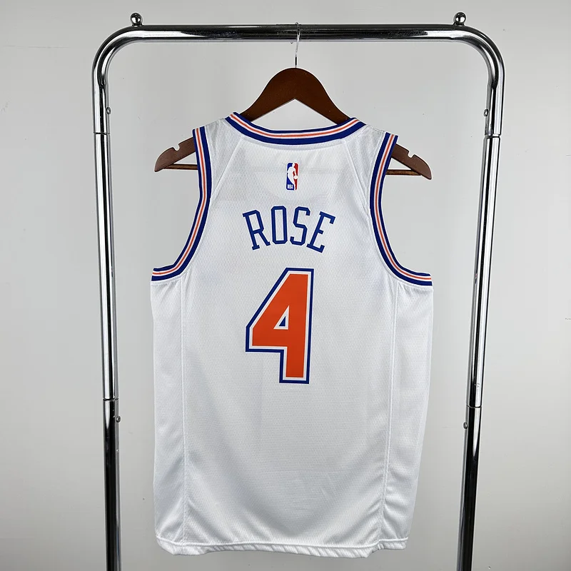 2019 New York Knicks Basketball Jersey limited #4 ROSE