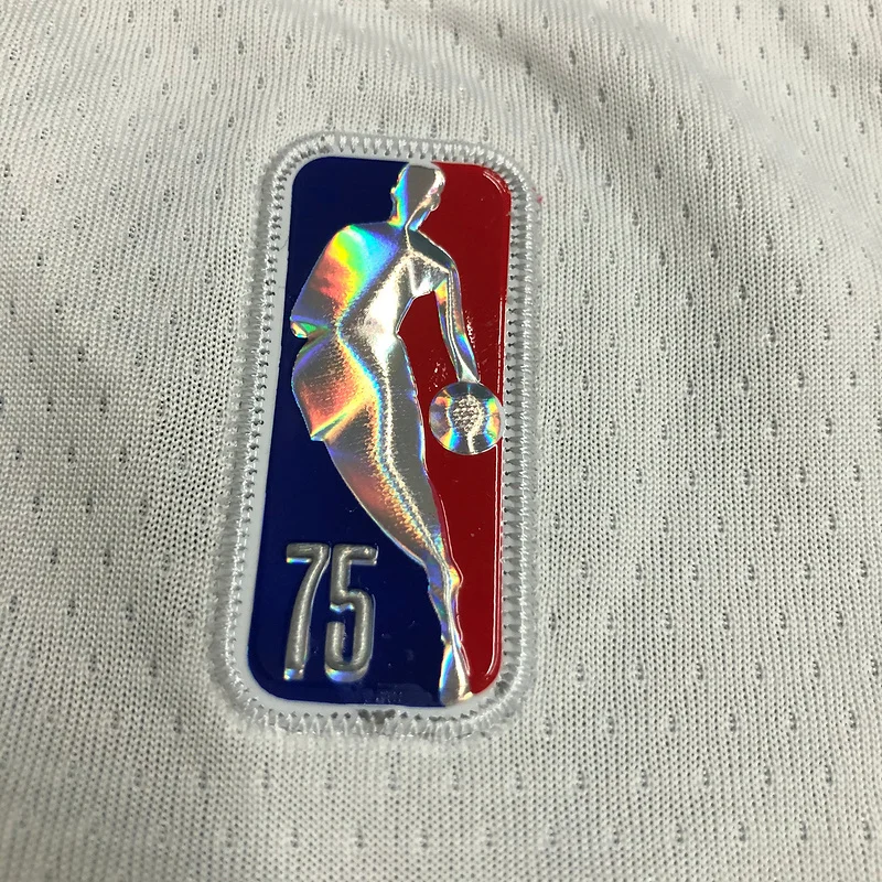 75th anniversary Brooklyn Nets Basketball jersey White #21 CLOWNEY