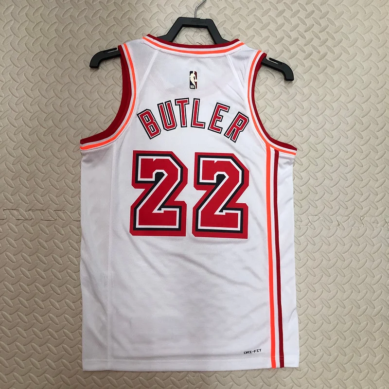 2023 SeasonNBA Miami Heat basketball jersey Retro #22 BUTLER