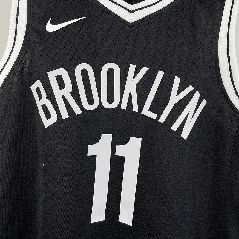 Youth kids Basketball Jersey Brooklyn Nets Black #11 IRVING