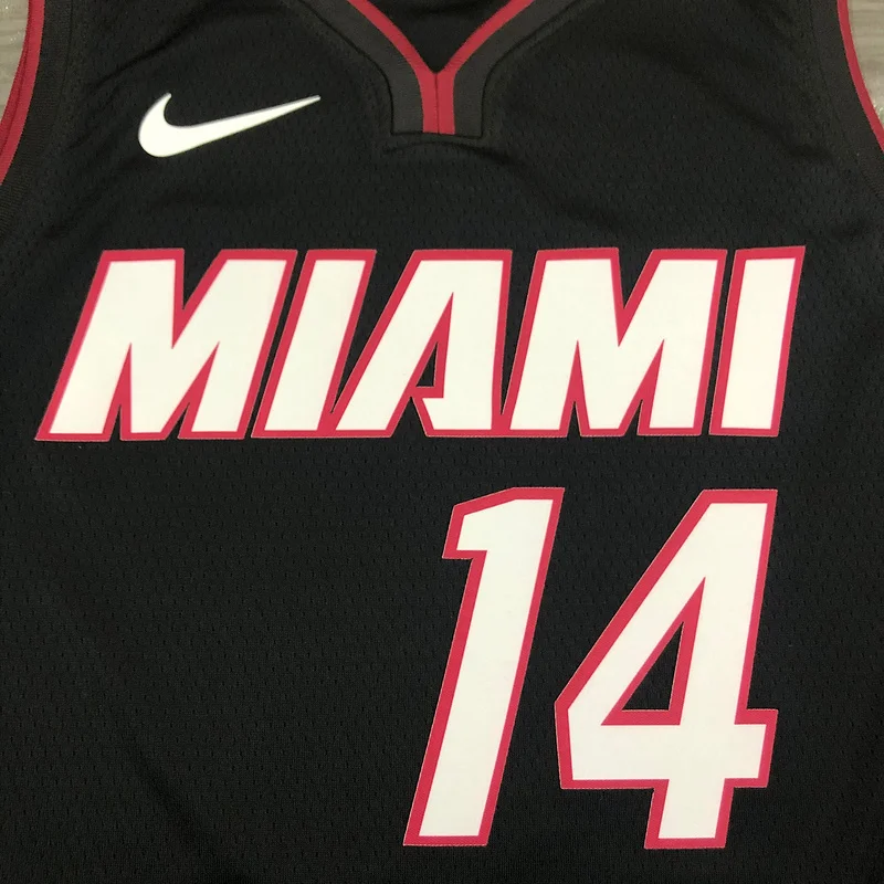 NBA Miami Heat basketball jersey V-neck Black #14 HERRO