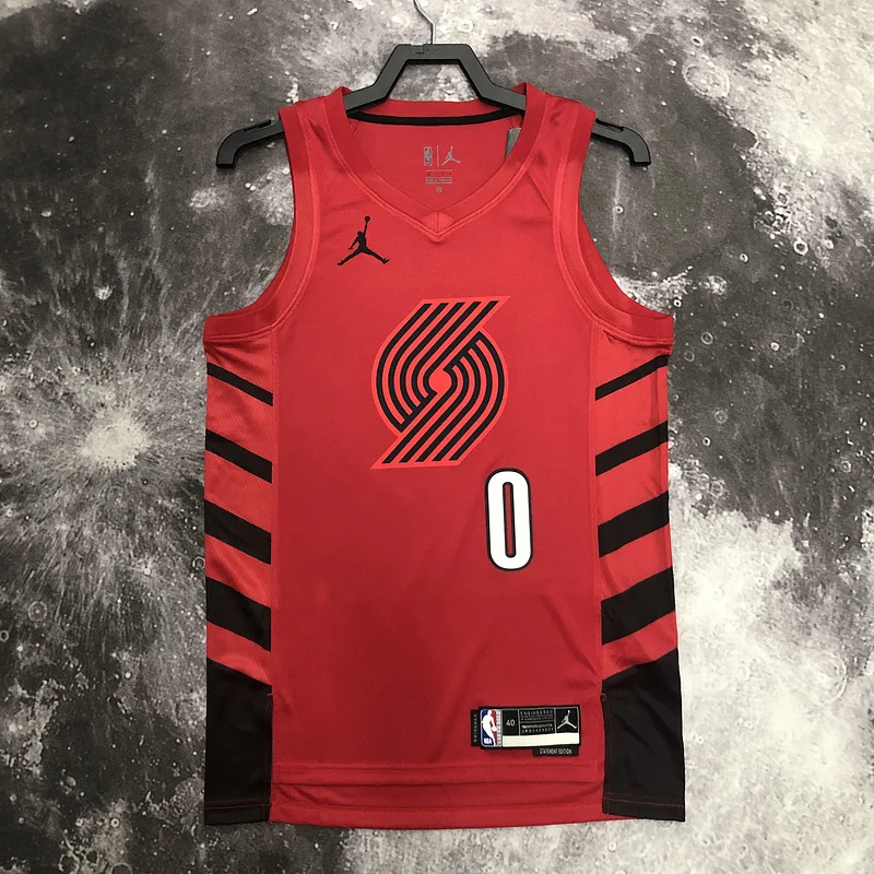 2023 Portland Trail Blazers Basketball Jersey  trapeze  limited  #0   LILIARD