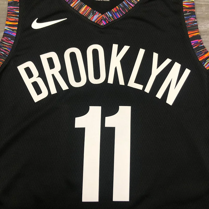 2020 Season Brooklyn Nets Basketball jersey city version Camouflage Black #11 IRVING