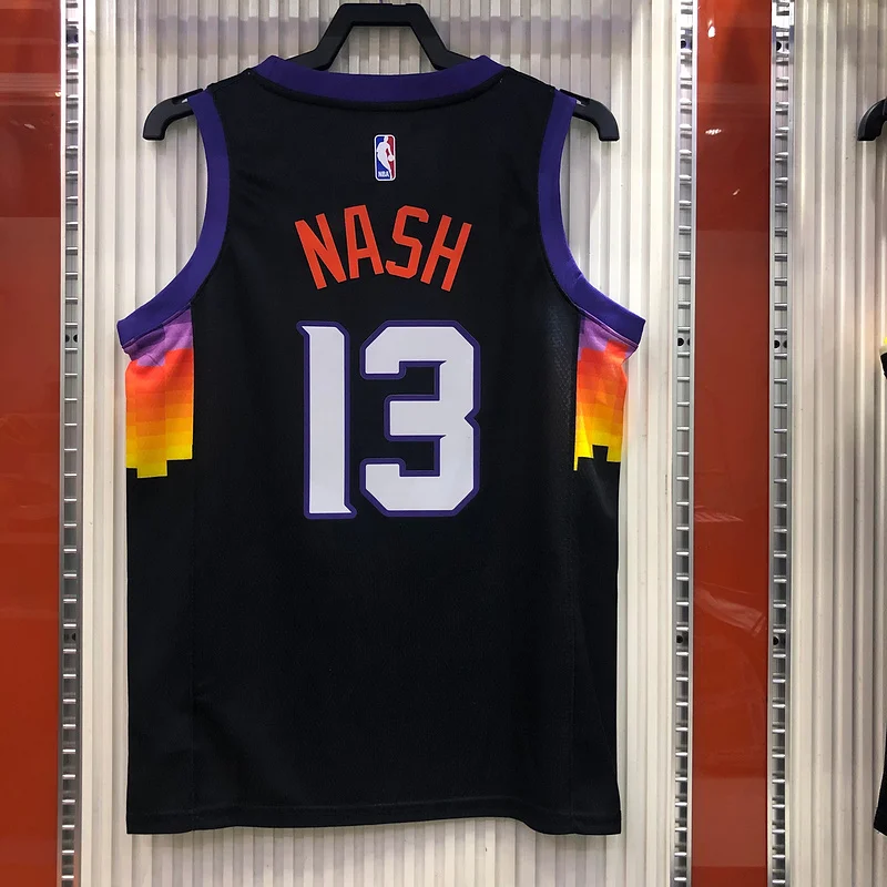 2021 Season NBA Phoenix Suns Basketball jersey city version #13 NASH