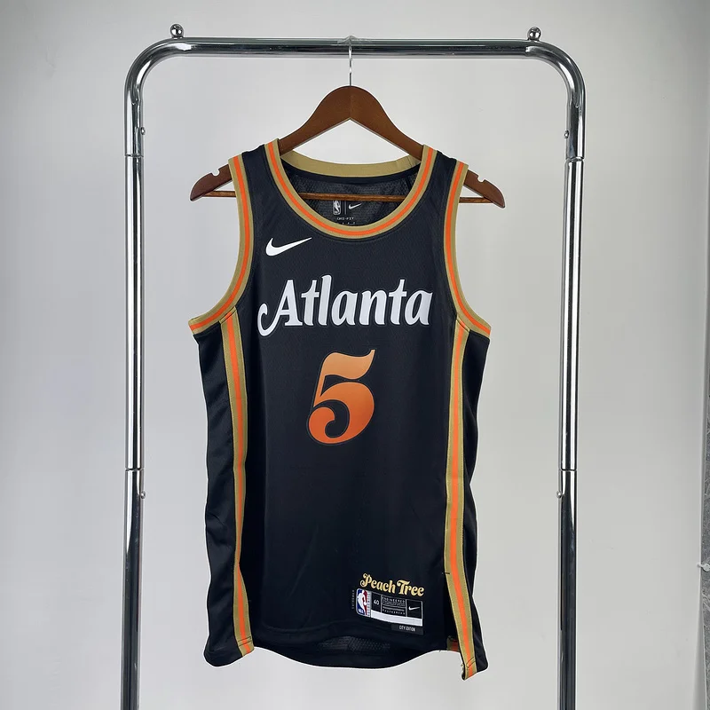 2023 Season NBA Atlanta Hawks Basketball Jersey city version #5  MURRAY