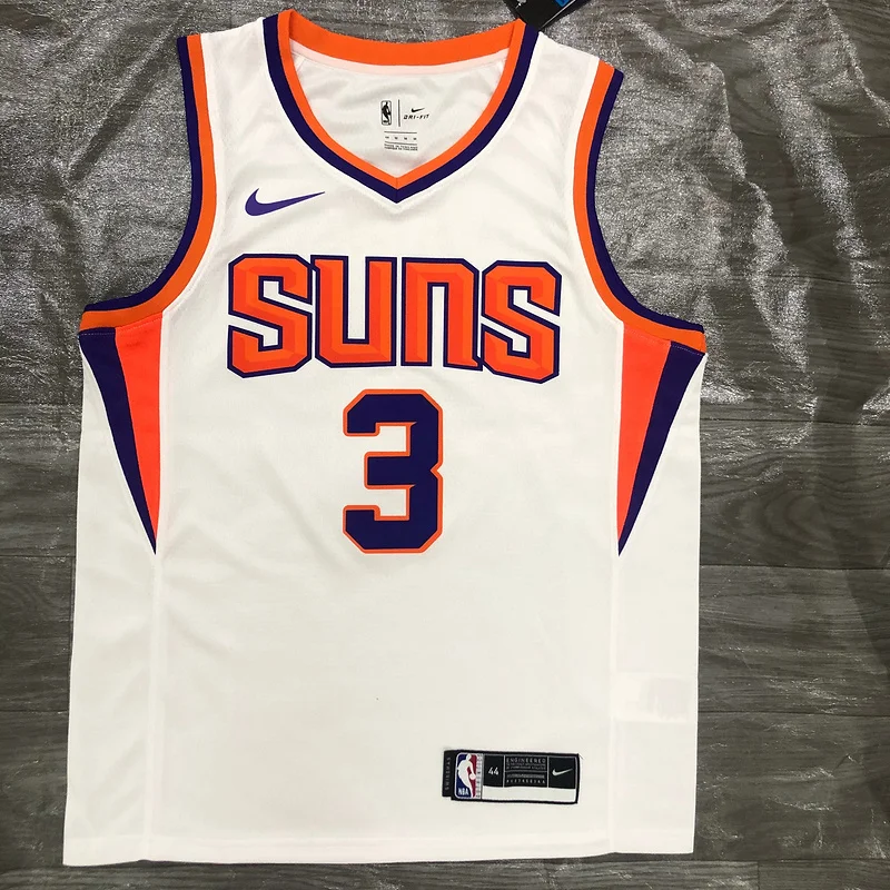 NBA Phoenix Suns Basketball jersey White #3 PAUL