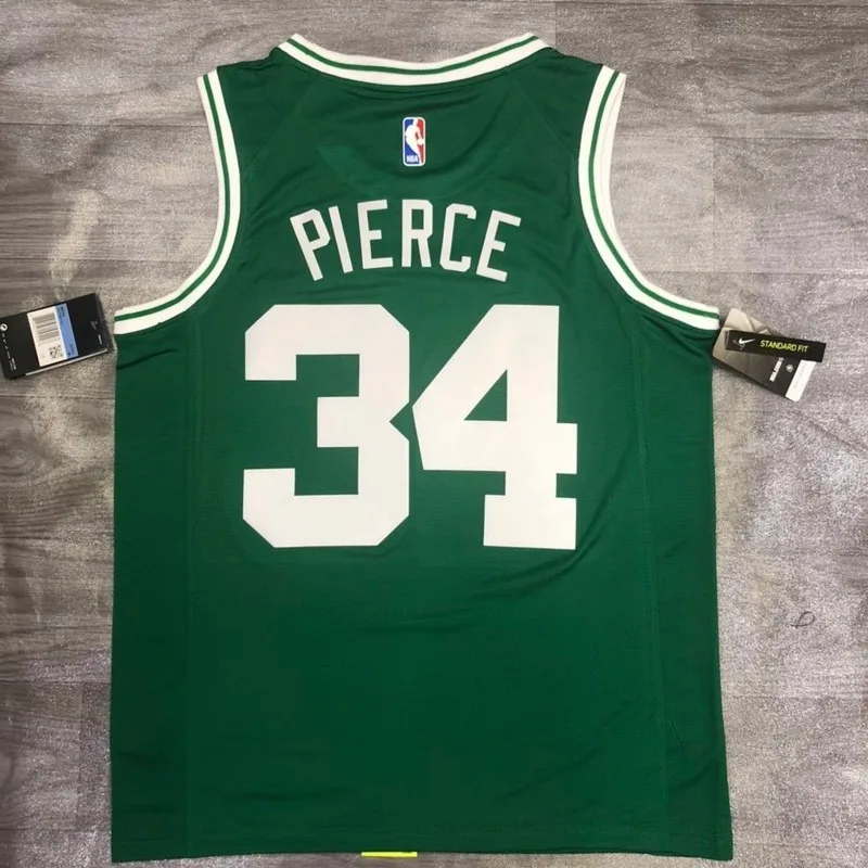 NBA Boston Celtics Basketball Jersey Retro Green #34 PIERCE