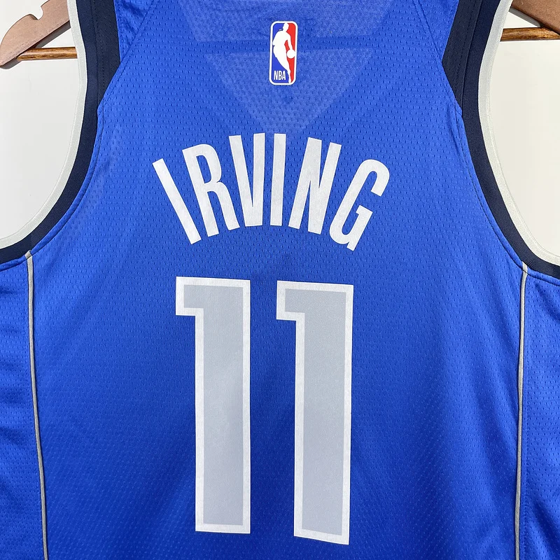 2023 Season NBA Dallas Mavericks basketball jersey Blue11 IRVING