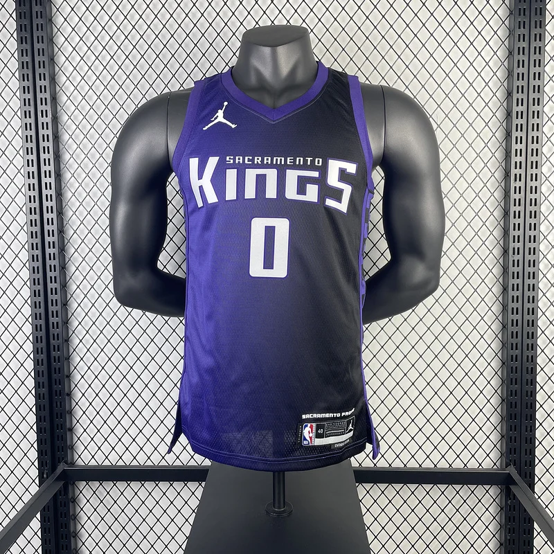 2024 Sacramento Kings Basketball Jersey trapeze limited #0 MONK