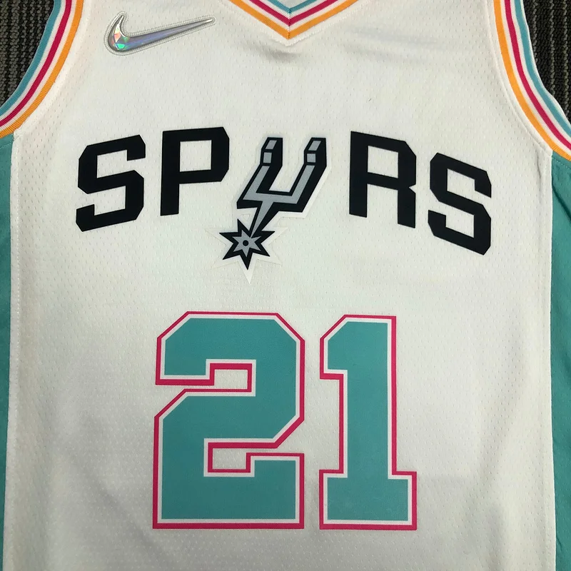 2022 San Antonio Spurs Basketball Jersey city version #21 DUNCAN