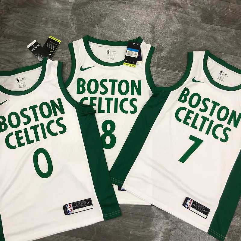 2021 Season NBA Boston Celtics Basketball Jersey city version #7 BROWN