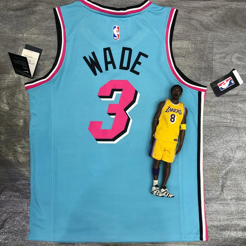 NBA Miami Heat basketball jersey round neck #3 WADE