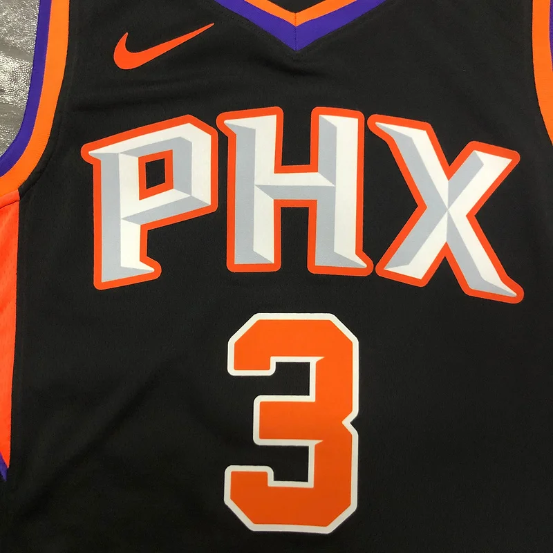 NBA Phoenix Suns Basketball jersey Black #3 PAUL