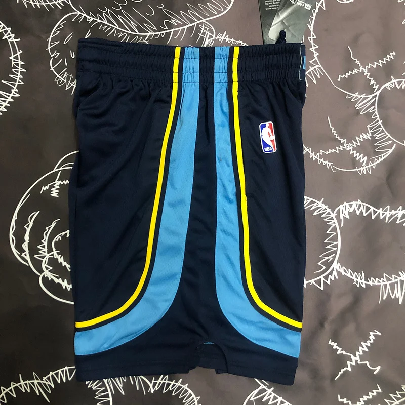 NBA Memphis Grizzlies Basketball Blue Shorts