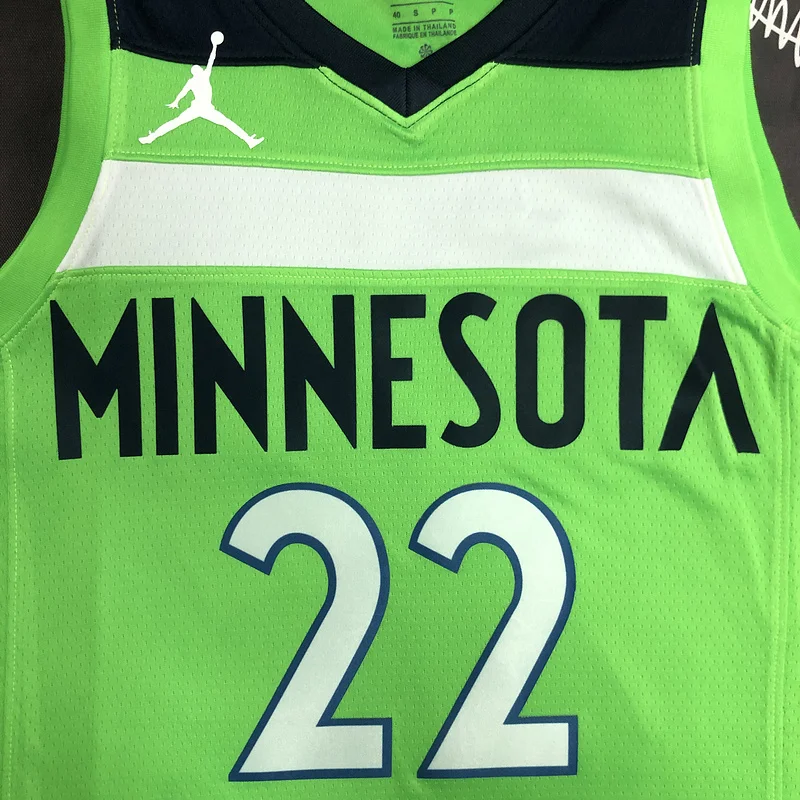 Minnesota Timberwolves Basketball Jersey trapeze #22 WIGGINS