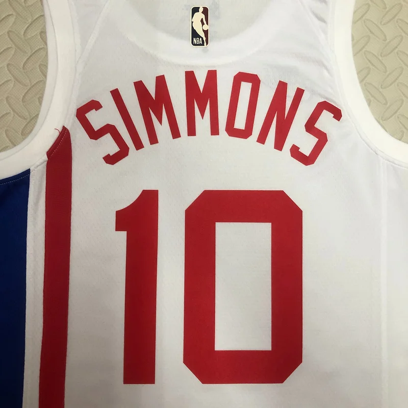 2023 Season Brooklyn Nets Basketball jersey Retro #10 SIMMONS