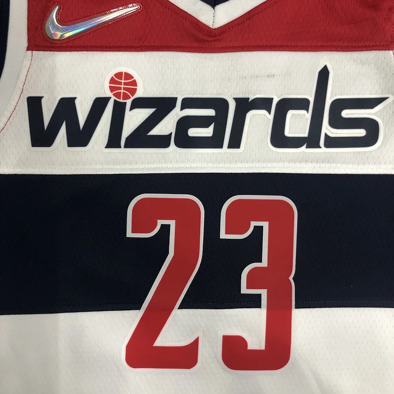 75th anniversary Washington Wizards Basketball Jersey White #23 JORDAN