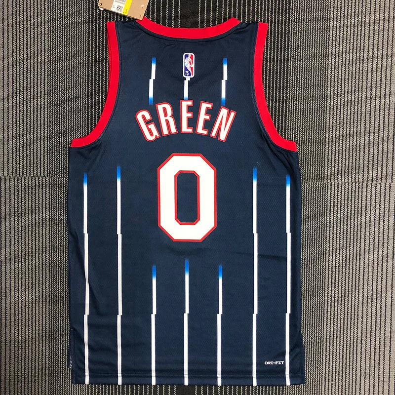 2022 Houston Rockets Basketball Jersey city version #0 GREEN