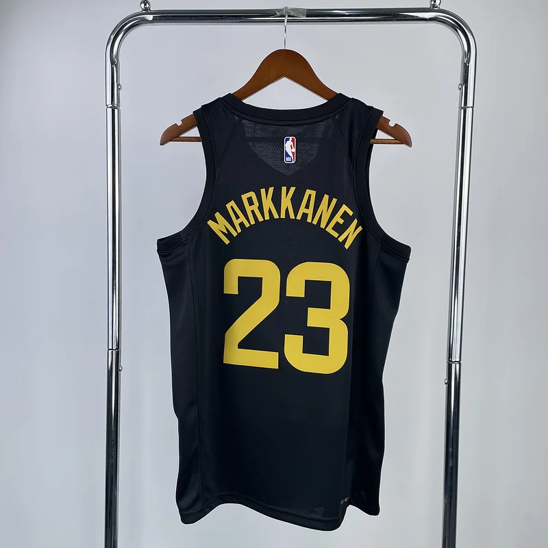 2023 Utah Jazz Basketball Jersey Jordan limited #23 MARKKANEN