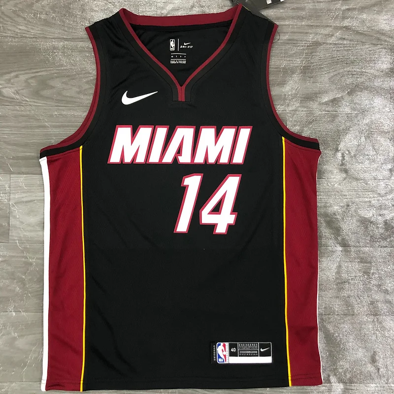 NBA Miami Heat basketball jersey V-neck Black #14 HERRO