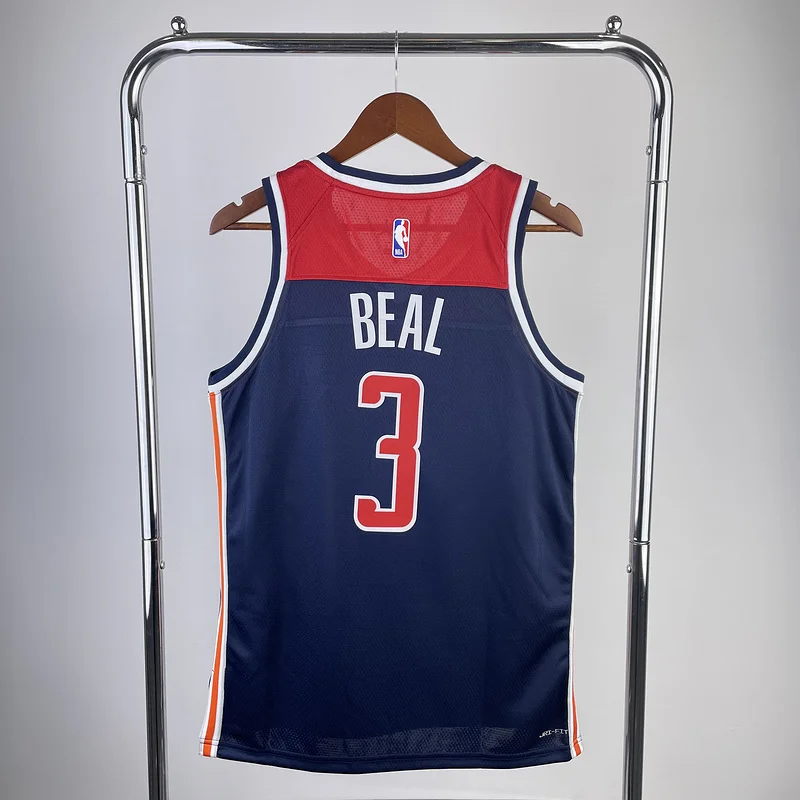 2023  Washington Wizards Basketball Jersey   trapeze  limited  #3    BEAL