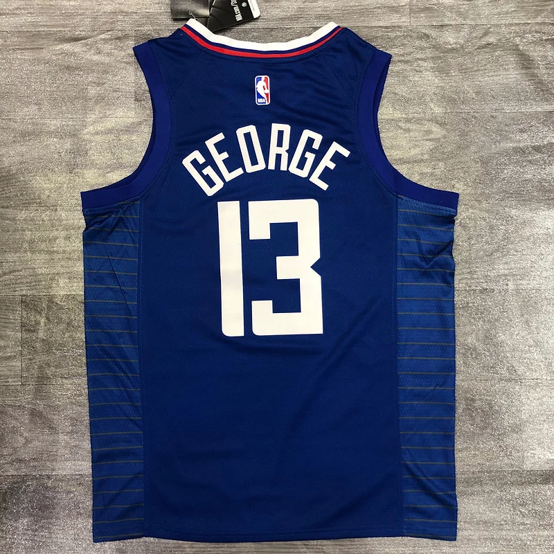 2020 Season NBA Los Angeles Clippers Basketball jersey  limited   Blue  #13   GEORGE