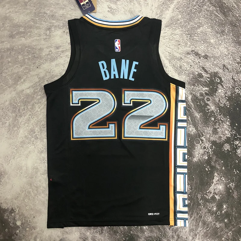 2023 Season NBA Memphis Grizzlies Basketball Jersey city version #22 BANE