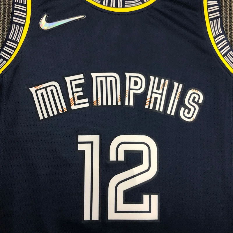 2022 Season NBA Memphis Grizzlies Basketball Jersey city version #12