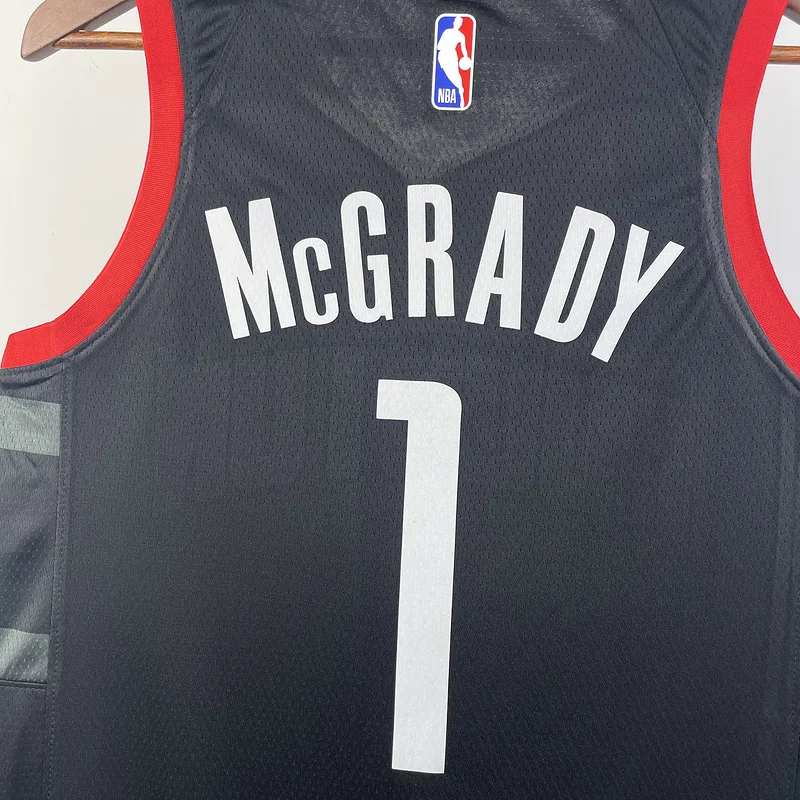 2024 Houston Rockets Basketball Jersey trapeze limited #1 McGRADY